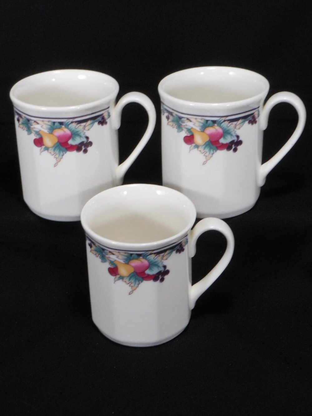 set of 3 Royal Doulton LS1086 Autumn's Glory coffee mugs